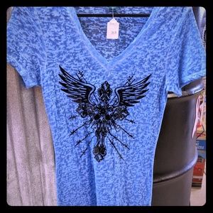 Cowgirl Hardware V-neck blouse